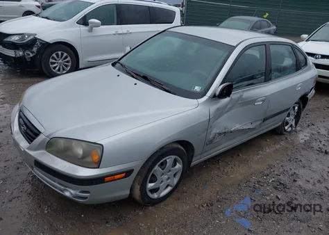 2006 Hyundai Elantra Gls/Gt from USA, damaged, VIN KMHDN56D36U201933